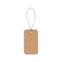 Etiqueta fabricada con papel 100 % reciclado (700 g/m²) de forma rectangular Label Rectangular
