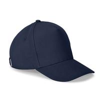 Gorra 100% algodón (260 g/m²) con 5 paneles Ashton