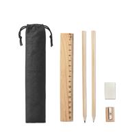 Juego de escritura suministrado en una bolsa no tejida Pockety