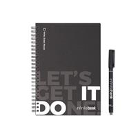 Kit «Infinitebook» con tapa dura, 1 kit de limpieza, 1 rotulador y 1 soporte para bolígrafo Starter Kit "Starter kit infinitebook" INFINITEBOOK
