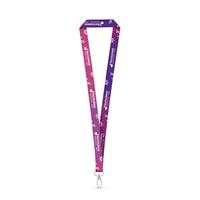 Set Lanyard SUBLIMACIÓN Largo II (20 mm) con mosquetón ovalado de 20 mm Manila