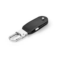 Memoria USB de 8GB, fabricada en PU y con clip de mosquetón BRAGG 8GB
