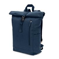 Mochila enrollable de algodón reciclado y poliéster reciclado (380 g/m²) Saint