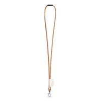 Set Lanyard CORK Long (Ø 5 mm) con mosquetón de gatillo de 9 mm y cierre de seguridad de Ø 5 mm