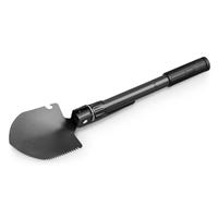 Pala plegable de metal con brújula Dig
