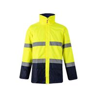 Parka bicolor (190g/m²), en poliéster (100%), con revestimiento de PU Vl Themis