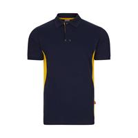 Polo piqué bicolor (180g/m²), manga corta, en algodón (60%) y poliéster (40%) Vl Supay