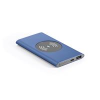 Power bank 4'000 mAh con cargador inalámbrico de 5W, fabricado en aluminio reciclado (100% rAL) Cassini