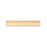 Regla de madera de pino con escala de 15 cm Wesley 15