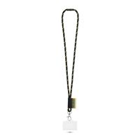 Set Cordón NAUTIC Largo (Ø 7 mm) con mosquetón de gatillo de 9 mm, cierre de seguridad de Ø 7 mm y porta credencial/tarjeta rígido de 91 x 68 mm Bridport