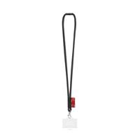 Set Lanyard TUBE Long (Ø 7 mm) con mosquetón de gatillo de 9 mm, cierre de seguridad de Ø 7 mm y porta credencial/tarjeta rígido de 91 x 68 mm Watford