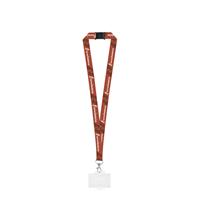 Set Lanyard SUBLIMACIÓN Largo II (20 mm) en poliéster reciclado (100% rPET) con mosquetón de 20 mm, cierre de seguridad y porta credencial/tarjeta rígido 91 x 68 mm Barnsley