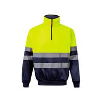 Sudadera bicolor (300g/m²) en tejido polar de poliéster (100%) Vl Thor