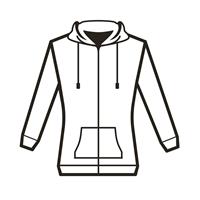 Sudadera de mujer con cremallera y capucha Thc Amsterdam "Thc amsterdam women wh" WOMEN WH