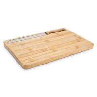 Tabla de cortar de bambú con cuchillo incluido Catcher