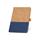 Cuaderno A5 de corcho y lino con hojas rayadas Klee