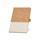 Cuaderno A5 de corcho y lino con hojas rayadas Klee