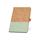 Cuaderno A5 de corcho y lino con hojas rayadas Klee