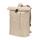 Mochila enrollable de algodón reciclado y poliéster reciclado (380 g/m²) Saint