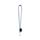 Set Lanyard TUBE Long (Ø 7 mm) con mosquetón en forma de D de 55 mm y cierre de seguridad de Ø 7 mm