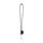 Set Lanyard TUBE Long (Ø 7 mm) con mosquetón en forma de D de 55 mm y cierre de seguridad de Ø 7 mm