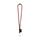Set Lanyard TUBE Long (Ø 7 mm) con mosquetón en forma de D de 55 mm y cierre de seguridad de Ø 7 mm