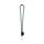 Set Lanyard TUBE Long (Ø 7 mm) con mosquetón en forma de D de 55 mm y cierre de seguridad de Ø 7 mm