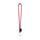 Set Lanyard TUBE Long (Ø 7 mm) con mosquetón en forma de D de 55 mm y cierre de seguridad de Ø 7 mm