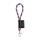 Set Lanyard TUBE Short (Ø 7 mm) con mosquetón de 9 mm