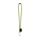 Lanyard TUBE Long (Ø 7 mm) con mosquetón en forma de D de 55 mm y cierre de seguridad de Ø 7 mm Set