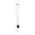 Lanyard TUBE Long (Ø 7 mm) con mosquetón en forma de D de 55 mm y cierre de seguridad de Ø 7 mm Set