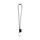 Lanyard TUBE Long (Ø 7 mm) con mosquetón en forma de D de 55 mm y cierre de seguridad de Ø 7 mm Set