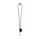 Lanyard TUBE Long (Ø 7 mm) con mosquetón en forma de D de 55 mm y cierre de seguridad de Ø 7 mm Set
