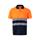 Polo bicolor ojo de pájaro (160g/m²) con manga corta, en poliéster (100%) Vl Cupid