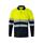 Polo bicolor ojo de pájaro (160g/m²) con manga larga, en poliéster (100%) Vl Vulcan