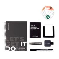 Kit «Infinitebook» con tapa dura, 1 kit de limpieza, 1 rotulador y 1 soporte para bolígrafo Starter Kit "Starter kit infinitebook" INFINITEBOOK