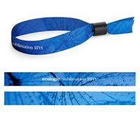 Muestra impresa de Lanyard SUBLIMACIÓN Slim II (15 mm) pulsera fabricada en poliéster reciclado (100% rPET) "75054s"