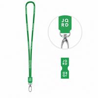 Muestra impresa de Lanyard TUBE JACQUARD Long (Ø 7 mm) "75068s"