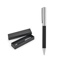 Bolígrafo de acero inoxidable con acabado brillante y tinta negra de Dokumental® Slaughter