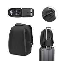 Mochila antirrobo, en sarga con revestimiento hidrófugo y poliéster reciclado 600D, para portátil de 17.3" Yangon Bpack