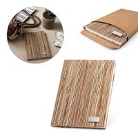 Libreta A5 con tapa dura en fibra de paja natural Neruda
