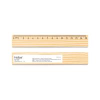 Regla de madera de pino con escala de 15 cm Wesley 15
