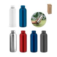 Botella en acero inoxidable 90% reciclado 550 mL Odin Mettalic