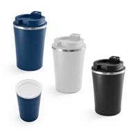 Taza de viaje de acero inoxidable con acabado interior de cerámica de 470 ml Phelps Ceramic