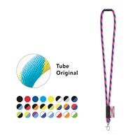 Set Lanyard TUBE Long (Ø 7 mm) con mosquetón de gatillo de 9 mm y cierre de seguridad de Ø 7 mm Wisbech