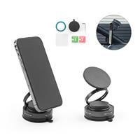 Soporte magnético para móvil con sistema de fijación por vacío para superficies lisas y no lisas (rotación 360º) Kepler