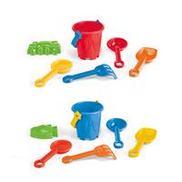 Cubo de playa PP con 5 accesorios Vallarta