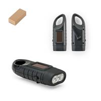 Linterna compacta de ABS 0'5 W con 3 LED blancos y 90 lúmenes Solarky