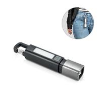 Linterna de ABS, con una luz LED de 2 W (53 lúmenes) en la parte delantera y una luz COB (53 lúmenes) en la parte superior Wiggins