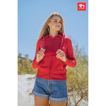 Sudadera para mujer, con cremallera y capucha Thc Amsterdam "Thc amsterdam women" WOMEN